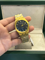 BESTWIN Gold-Tone Quartz Watch with Date Display
