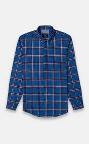 Mans Blue Slim Fit Shirt