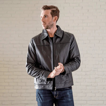 Flat 50% OFF  100% Pure Sheep Leather Jacket